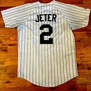 NEW YORK YANKEES JETER MLB JERSEY MAJESTIC L